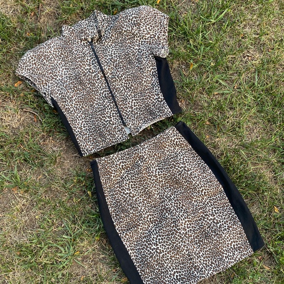 80’s All that Jazz Leopard Sporty Set - Picture 2 of 5